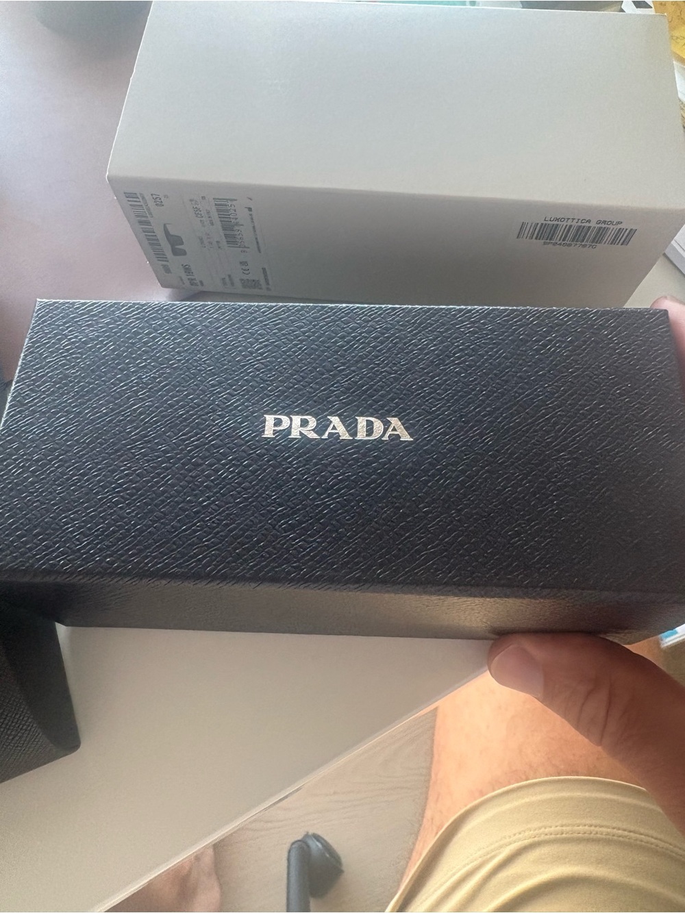 Prada Square Sunglasses in Dark Brown OPR 19WS - Picture 6 of 7
